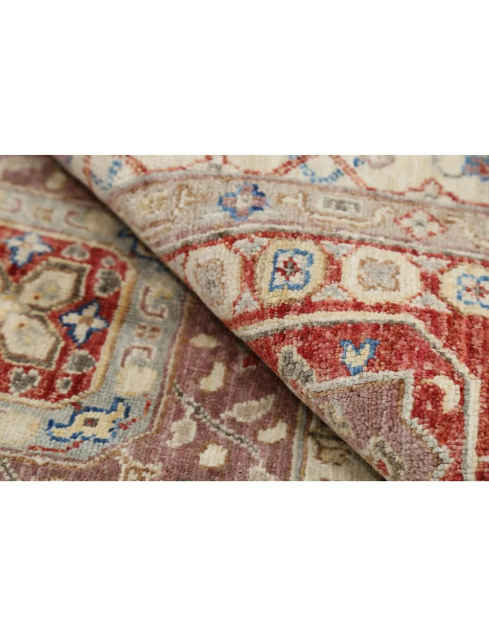 Afghan Ziegler Rug 4' 7" x 6' 9" Hand-Knotted | No. AT97125