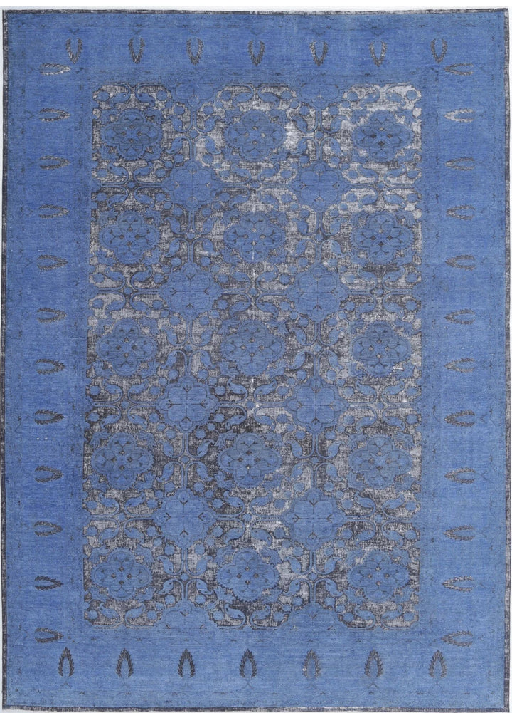 Afghan Oriental Rug 9' 6" x 13' 6" Hand-Knotted | No. AT97129