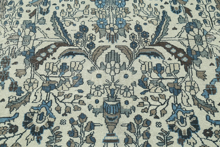 Persian Bakhtiari Vintage Rug 7' 2" x 13' 0" Hand-Knotted | No. AT97152