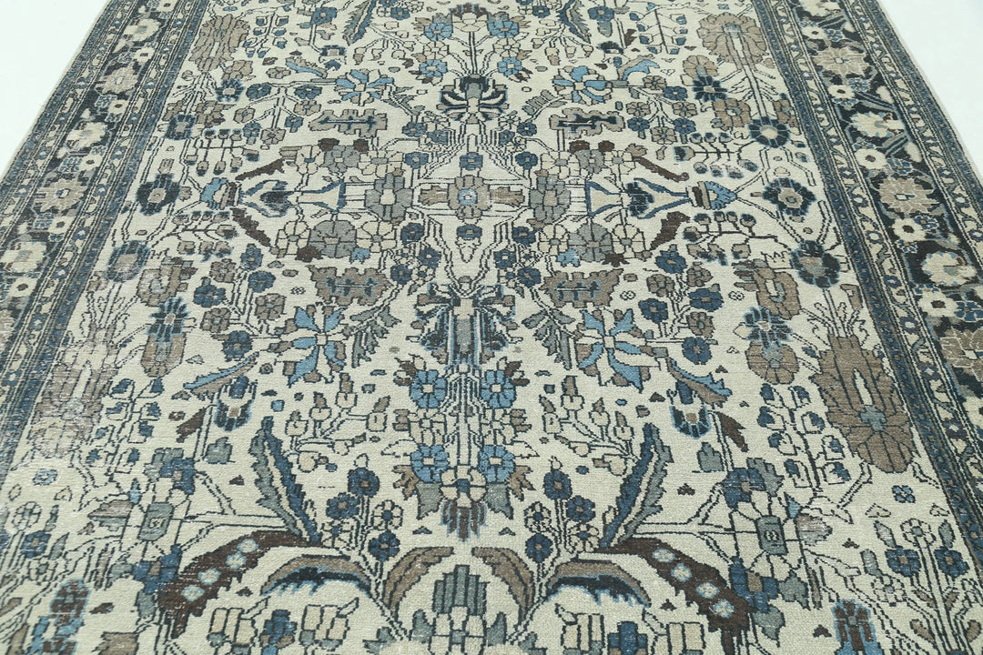 Persian Bakhtiari Vintage Rug 7' 2" x 13' 0" Hand-Knotted | No. AT97152