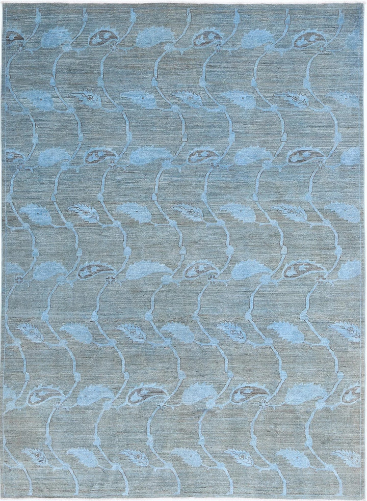 Afghan Overdye Rug 5' 11" x 8' 2" Hand-Knotted | No. AT97301