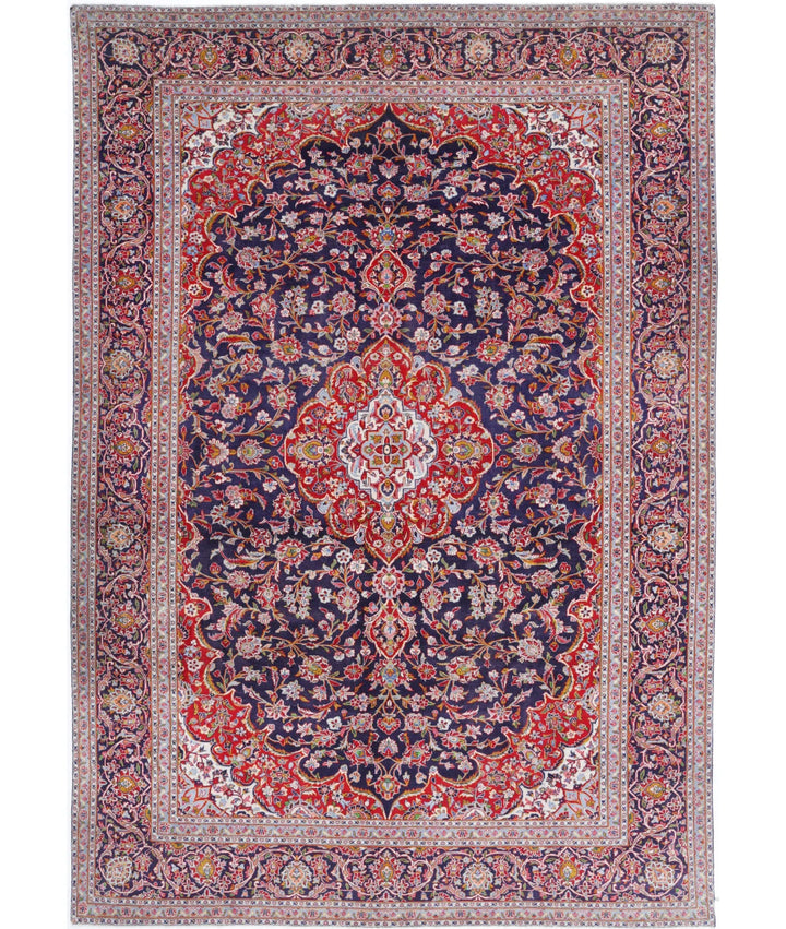 Persian Kashan Rug 9' 0" x 13' 2" Hand-Knotted | No. AT97329