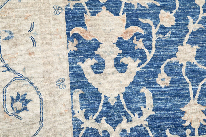 Afghan Ziegler Rug 5' 5" x 7' 7" Hand-Knotted | No. AT97448