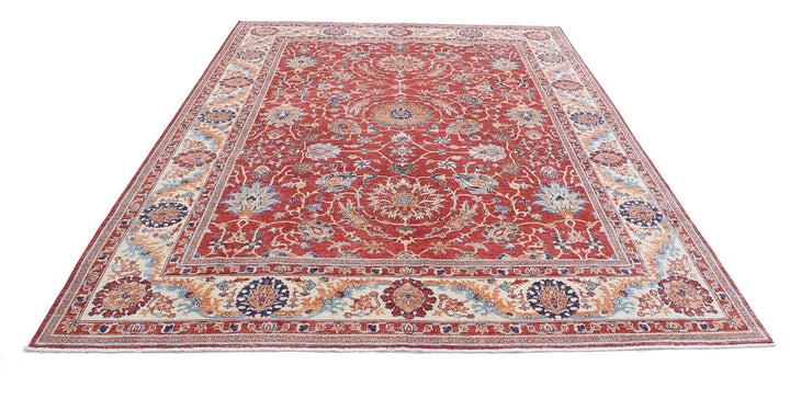 Afghan Ziegler Farhan Rug 8' 0" x 10' 4" Hand-Knotted | No. AT97481