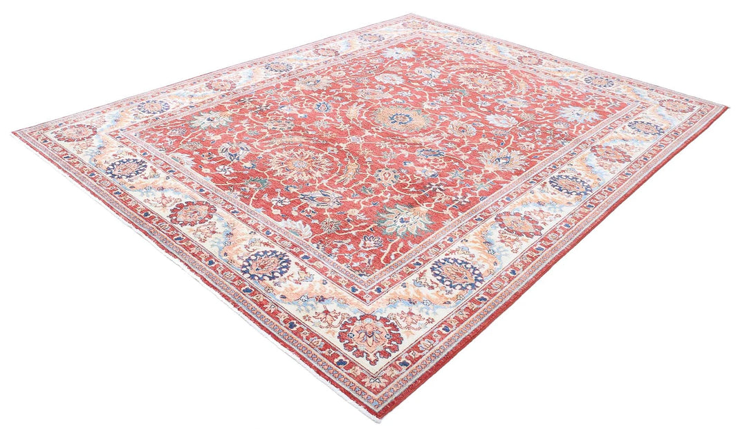 Afghan Ziegler Farhan Rug 8' 0" x 10' 4" Hand-Knotted | No. AT97481