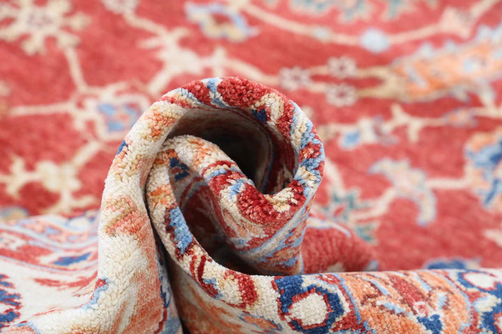Afghan Ziegler Farhan Rug 8' 0" x 10' 4" Hand-Knotted | No. AT97481