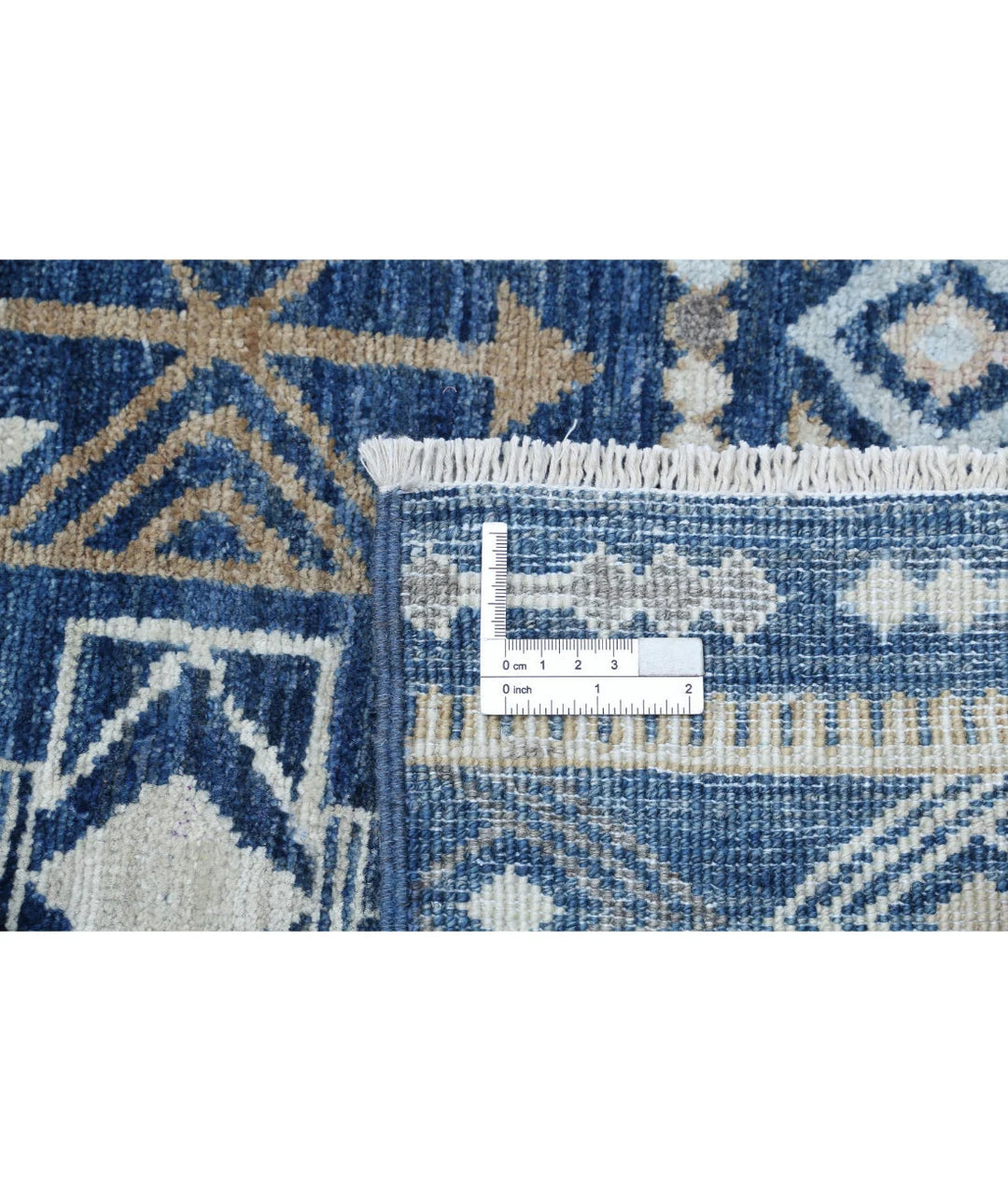 Afghan Khurjeen Rug 6' 9" x 8' 5" Hand-Knotted | No. AT97544