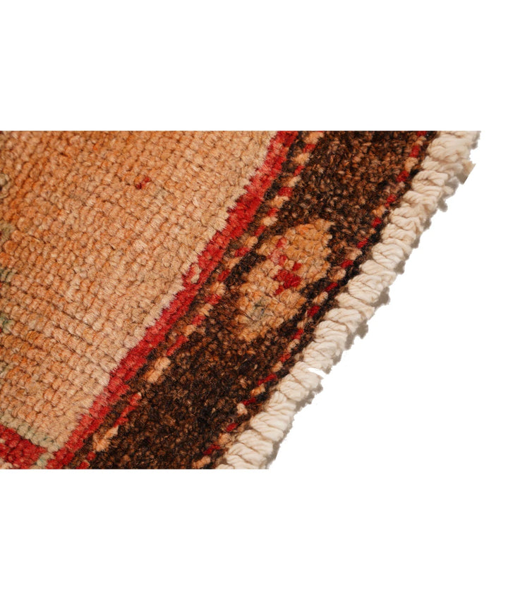 Turkish Anatolian Vintage Rug 3' 7" x 12' 2" Hand-Knotted | No. AT97580