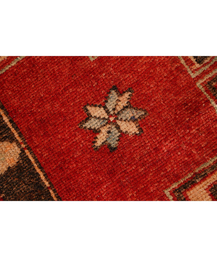 Turkish Anatolian Vintage Rug 3' 7" x 12' 2" Hand-Knotted | No. AT97580