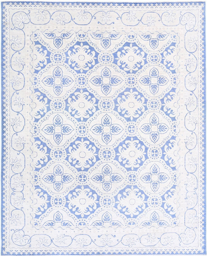 Afghan Serenity Rug 7' 11" x 9' 9" Hand-Knotted | No. AT97593