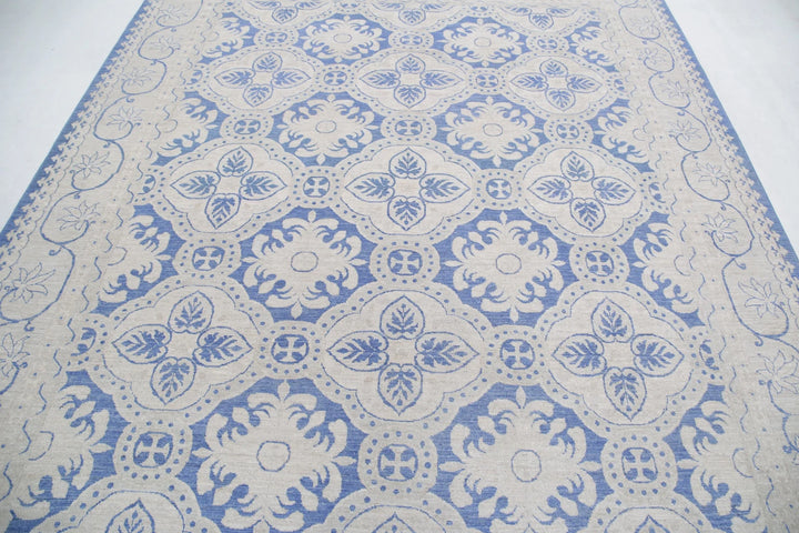 Afghan Serenity Rug 7' 11" x 9' 9" Hand-Knotted | No. AT97593