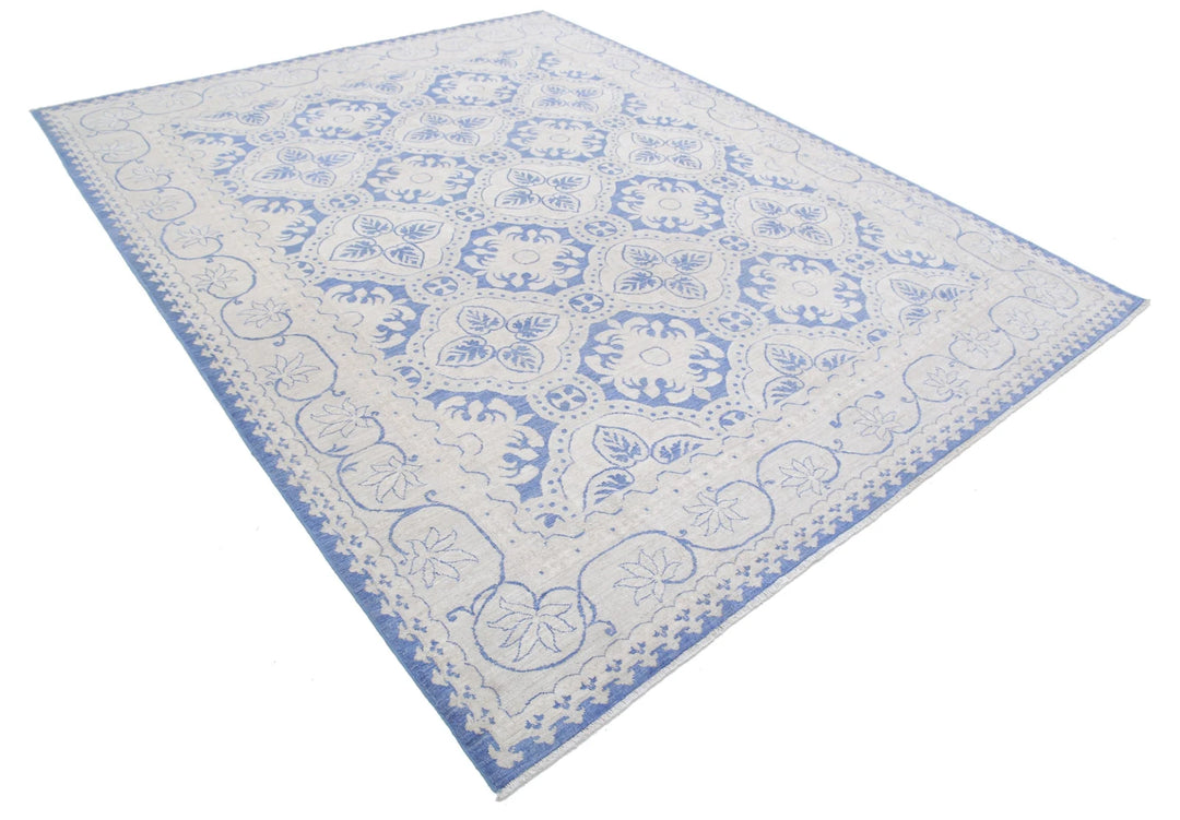 Afghan Serenity Rug 7' 11" x 9' 9" Hand-Knotted | No. AT97593