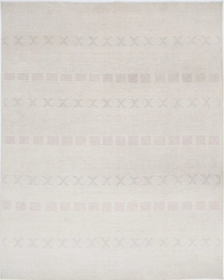 Afghan Serenity Rug 7' 11" x 10' 1" Hand-Knotted | No. AT97627