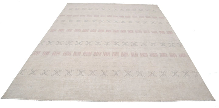 Afghan Serenity Rug 7' 11" x 10' 1" Hand-Knotted | No. AT97627