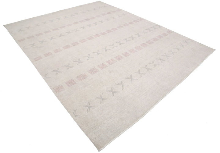 Afghan Serenity Rug 7' 11" x 10' 1" Hand-Knotted | No. AT97627