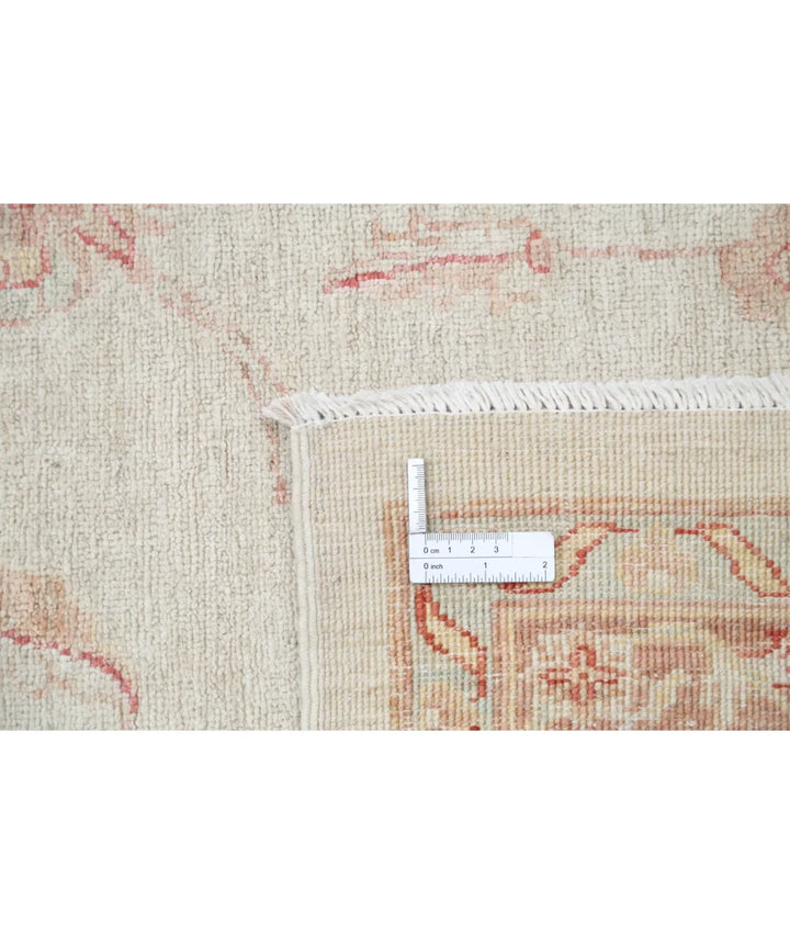 Ivory Afghan Serenity Rug 11' 8" x 14' 6" Hand-Knotted | No. AT976991