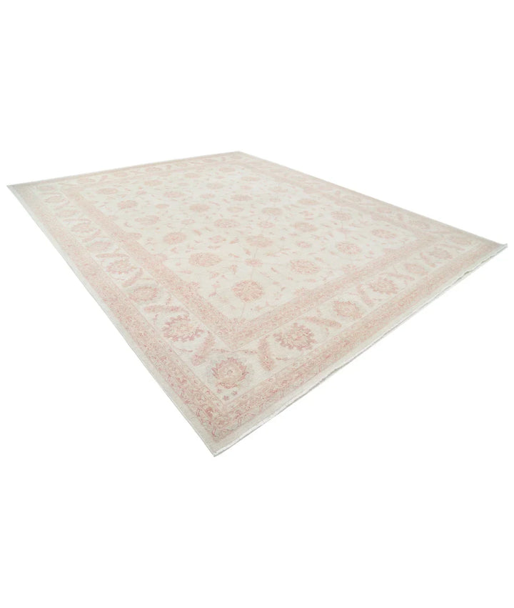 Ivory Afghan Serenity Rug 11' 8" x 14' 6" Hand-Knotted | No. AT976991