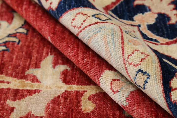Afghan Ziegler Rug 11' 6" x 16' 9" Hand-Knotted | No. AT97857
