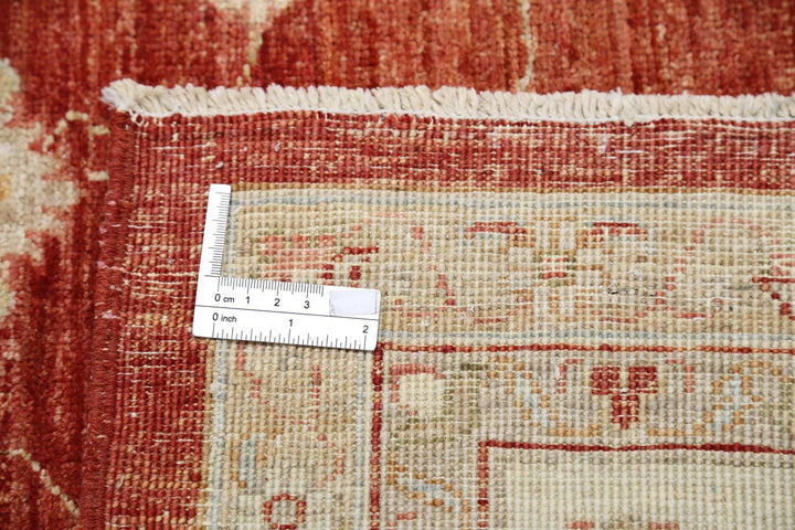 Afghan Ziegler Rug 8' 10" x 11' 5" Hand-Knotted | No. AT97996