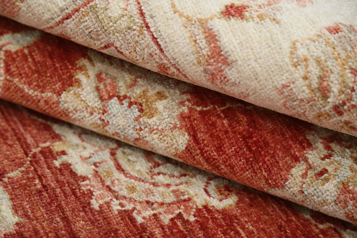 Afghan Ziegler Rug 8' 10" x 11' 5" Hand-Knotted | No. AT97996