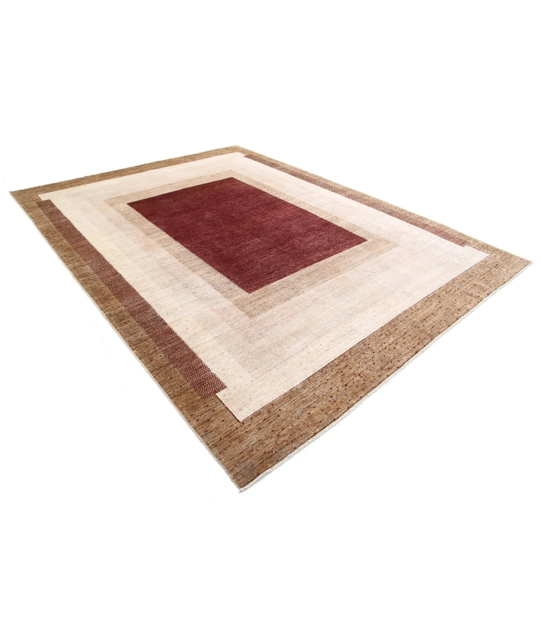 Afghan Modcar Rug 8' 9" x 11' 9" Hand-Knotted | No. AT98139