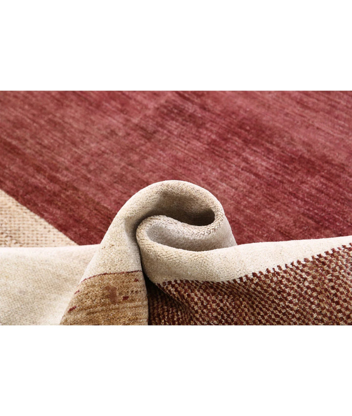 Afghan Modcar Rug 8' 9" x 11' 9" Hand-Knotted | No. AT98139