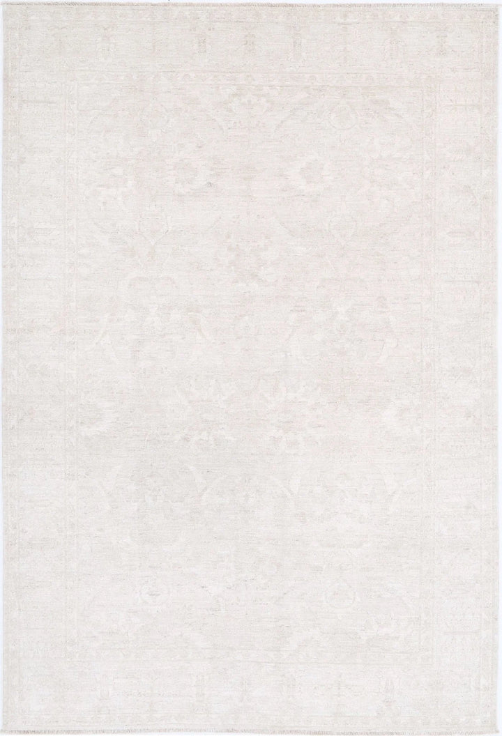Afghan Serenity Rug 5' 9" x 8' 7" Hand-Knotted | No. AT98175
