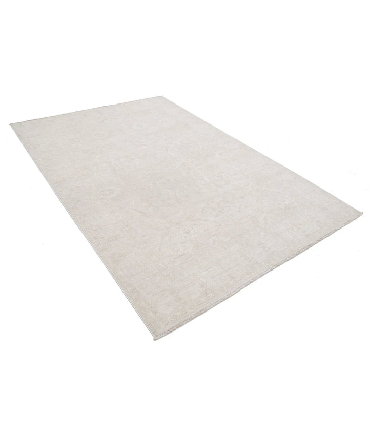 Afghan Serenity Rug 5' 9" x 8' 7" Hand-Knotted | No. AT98175