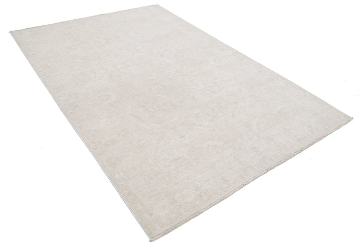 Afghan Serenity Rug 5' 9" x 8' 7" Hand-Knotted | No. AT98175