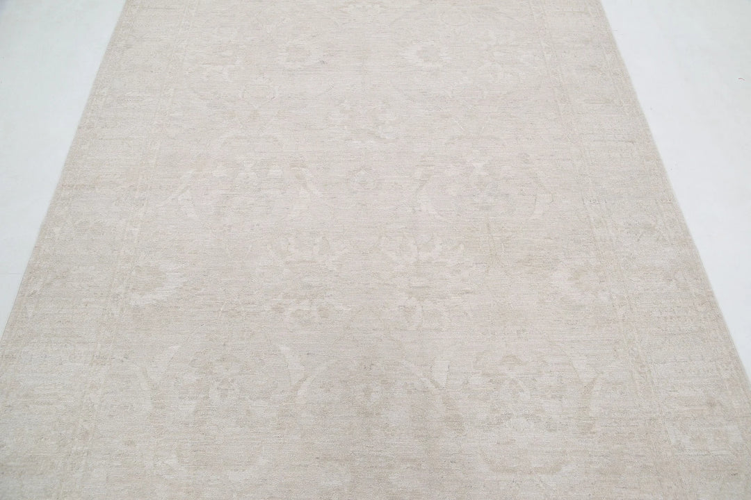 Afghan Serenity Rug 5' 9" x 8' 7" Hand-Knotted | No. AT98175