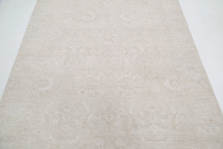 Afghan Serenity Rug 5' 9" x 8' 7" Hand-Knotted | No. AT98175