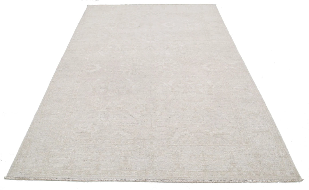 Afghan Serenity Rug 5' 9" x 8' 7" Hand-Knotted | No. AT98175