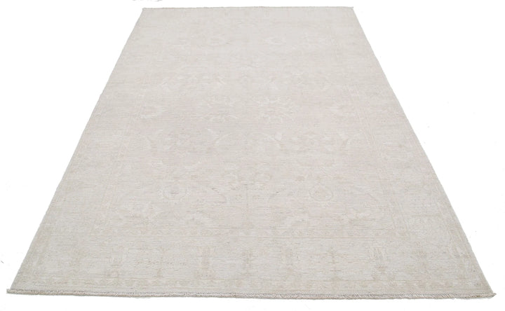 Afghan Serenity Rug 5' 9" x 8' 7" Hand-Knotted | No. AT98175