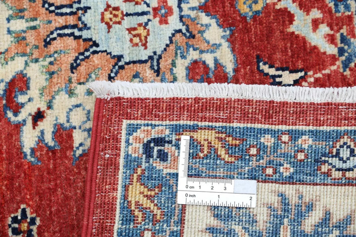 Afghan Ziegler Rug 3' 11" x 6' 0" Hand-Knotted | No. AT98277
