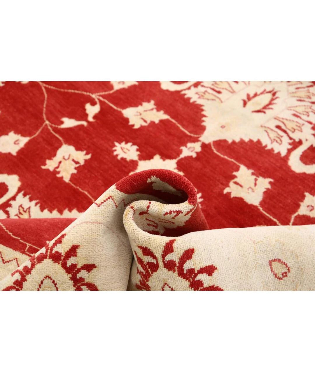 Afghan Kazak Rug 7' 11" x 8' 3" Hand-Knotted | No. AT98402