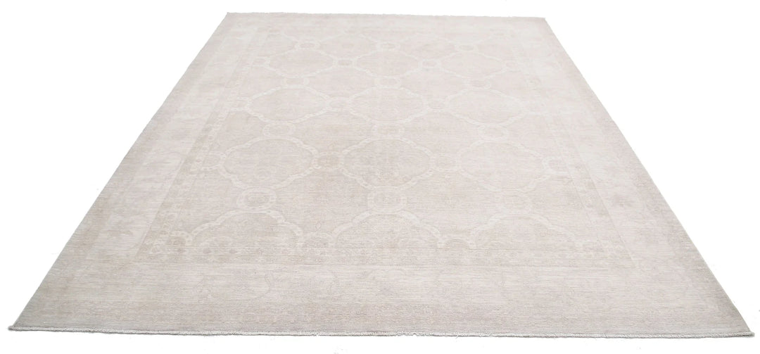 Afghan Tabriz Rug 8' 0" x 10' 0" Hand-Knotted | No. AT98441