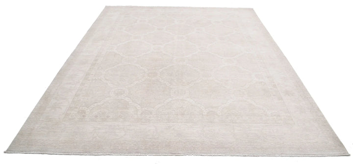 Afghan Tabriz Rug 8' 0" x 10' 0" Hand-Knotted | No. AT98441