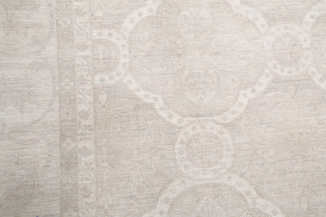 Afghan Tabriz Rug 8' 0" x 10' 0" Hand-Knotted | No. AT98441