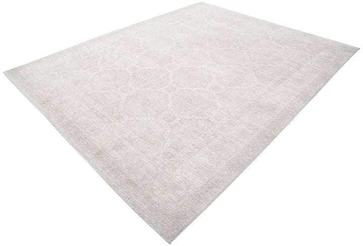 Afghan Tabriz Rug 8' 0" x 10' 0" Hand-Knotted | No. AT98441