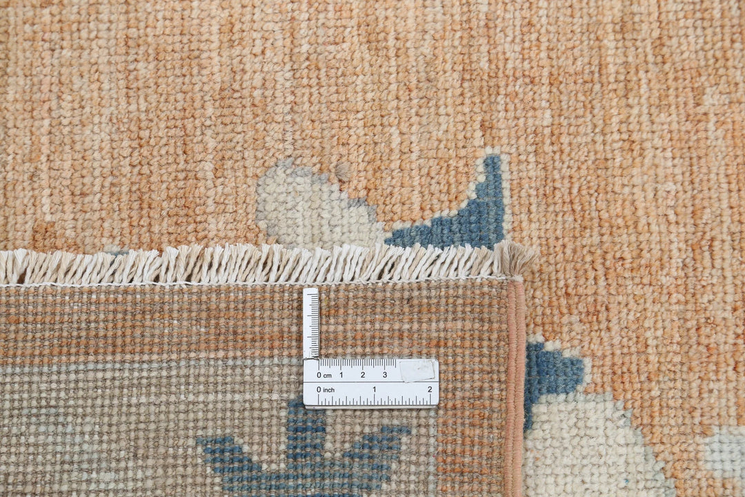 Afghan Oushak Rug 9' 0" x 12' 0" Hand-Knotted | No. AT98446