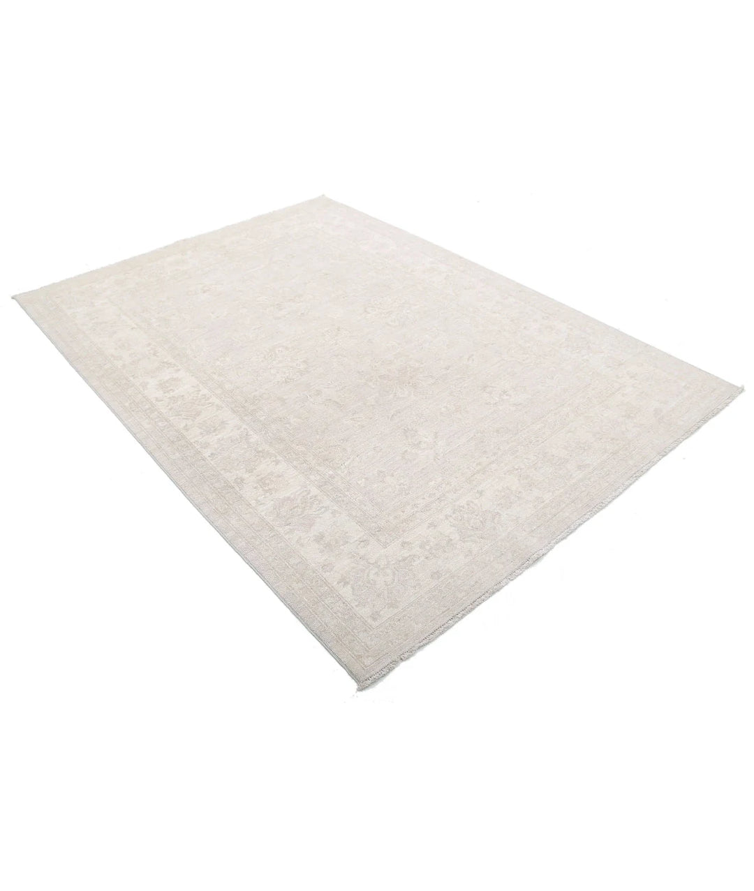 Afghan Serenity Rug 5' 7" x 7' 8" Hand-Knotted | No. AT98468