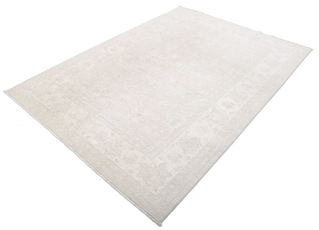 Afghan Serenity Rug 5' 7" x 7' 8" Hand-Knotted | No. AT98468