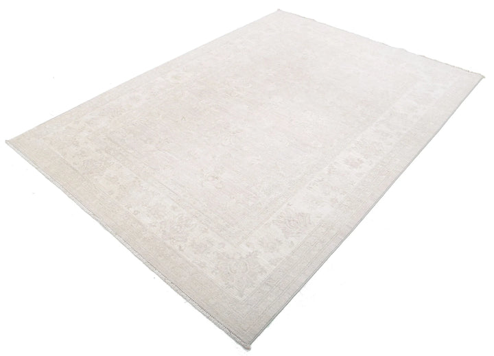 Afghan Serenity Rug 5' 7" x 7' 8" Hand-Knotted | No. AT98468