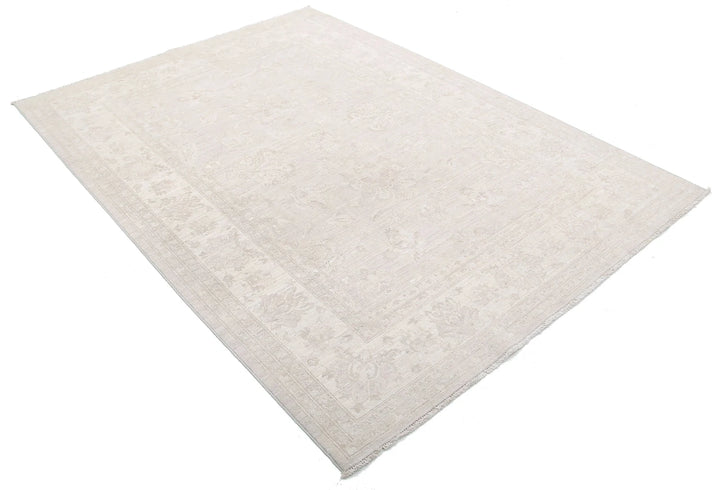 Afghan Serenity Rug 5' 7" x 7' 8" Hand-Knotted | No. AT98468