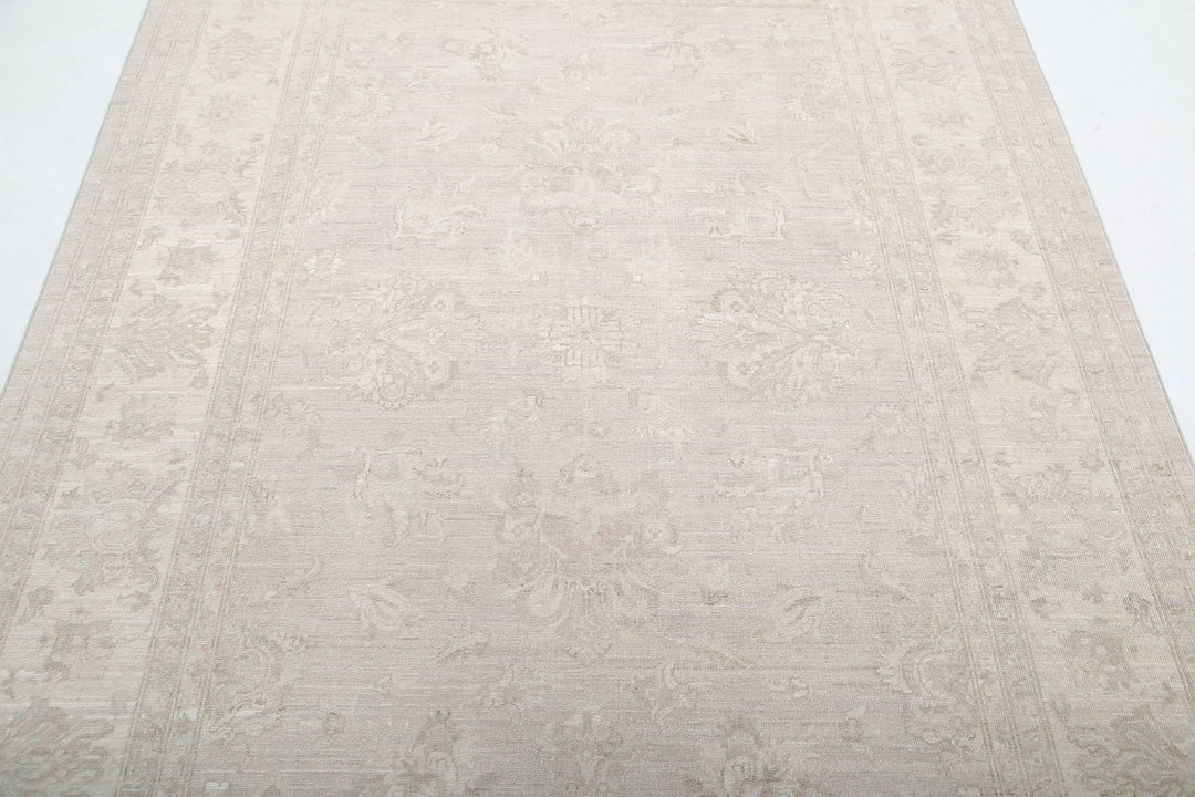 Afghan Serenity Rug 5' 7" x 7' 8" Hand-Knotted | No. AT98468