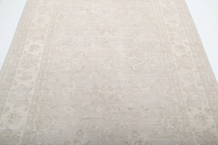 Afghan Serenity Rug 5' 7" x 7' 8" Hand-Knotted | No. AT98468