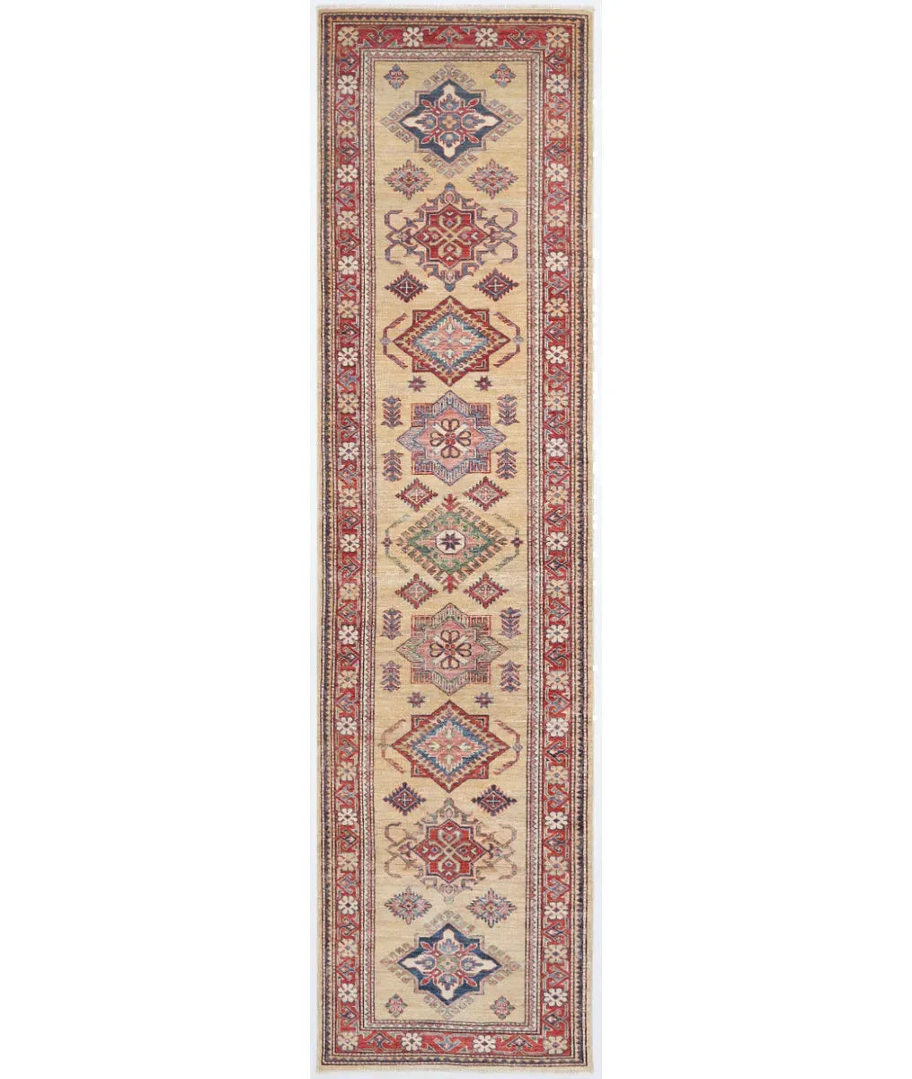 Afghan Kazak Rug 2' 7" x 9' 10" Hand-Knotted | No. AT98469