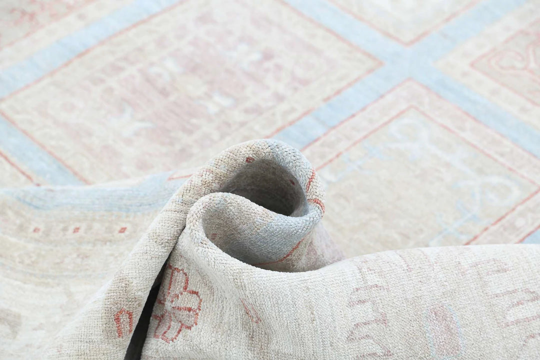 Afghan Serenity Rug 8' 3" x 11' 10" Hand-Knotted | No. AT98762