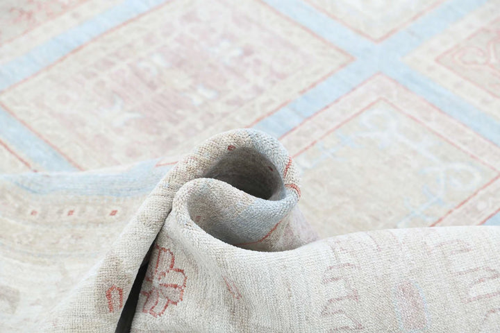 Afghan Serenity Rug 8' 3" x 11' 10" Hand-Knotted | No. AT98762