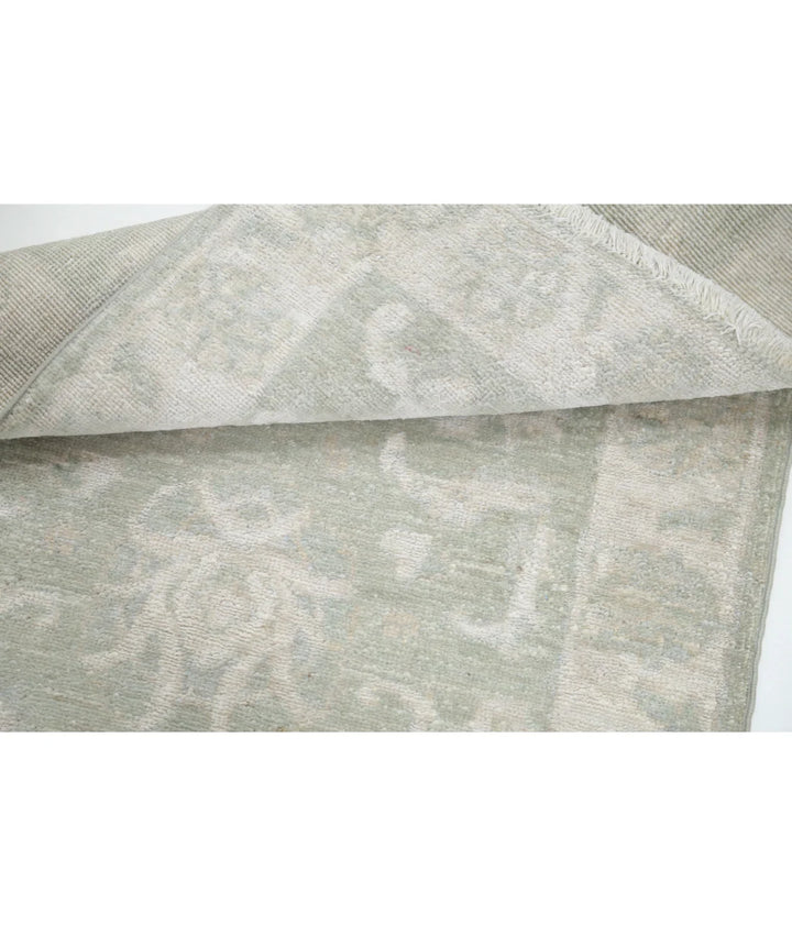 Green Afghan Serenity Rug 2' 2" x 3' 0" Hand-Knotted | No. AT98802